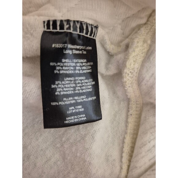 32 Degrees Heat by Weatherproof Quilted Fleece Sweatshirt Heather Gray Sz XXL - Picture 6 of 6